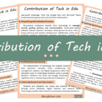 Contribution of Technology in Education Essay – 10 Lines, 250 Words, and 500 Words