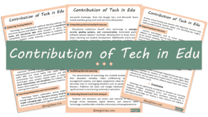 Contribution of Technology in Education Essay – 10 Lines, 250 Words, and 500 Words