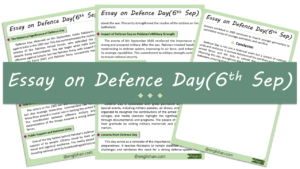 Defence Day (6th September) Essay – 10 Lines, 250 Words, and 500 Words