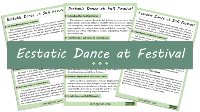 Ecstatic Dance at Sufi Festival in Pakistan – A Mystical Tradition