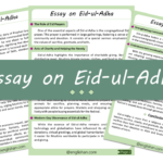 Eid-ul-Adha Essay – 10 Lines, 250 Words, and 500 Words