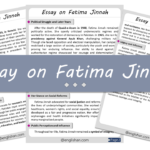 Fatima Jinnah Essay – 10 Lines, 250 Words, and 500 Words