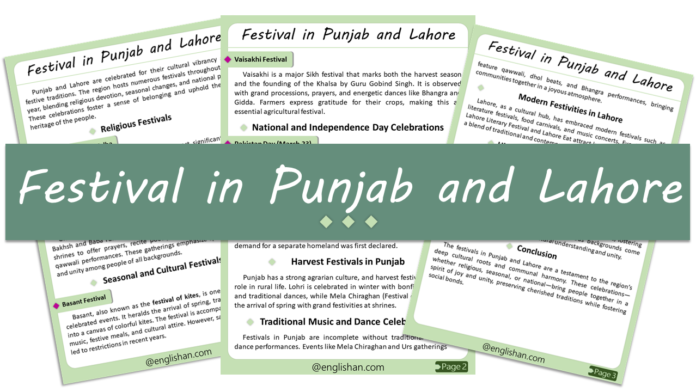 Festivals in Punjab and Lahore – Cultural and Religious Celebrations