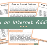 Internet Addiction Essay – 10 Lines, 250 Words, and 500 Words