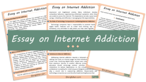 Internet Addiction Essay – 10 Lines, 250 Words, and 500 Words