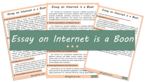 Internet is a Boon Essay – 10 Lines, 250 Words, and 500 Words