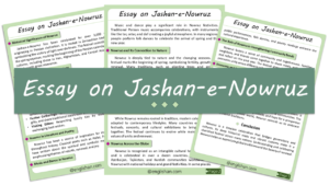 Jashan-e-Nowruz Essay – 10 Lines, 250 Words, and 500 Words