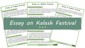 Kalash Festival Essay – 10 Lines, 250 Words, and 500 Words