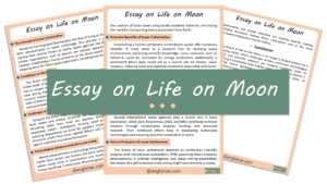 Life on Moon Essay – 10 Lines, 250 Words, and 500 Words