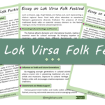 Lok Virsa Folk Festival Essay – 10 Lines, 250 Words, and 500 Words