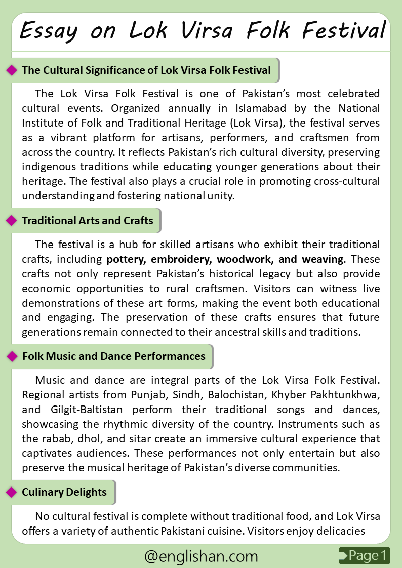 Lok Virsa Folk Festival - Traditional Pakistani Cultural Event