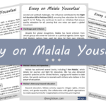 Malala Yousafzai Essay – 10 Lines, 250 Words, and 500 Words
