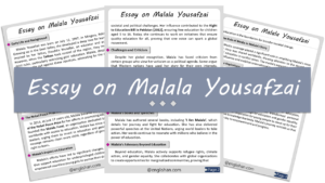 Malala Yousafzai Essay – 10 Lines, 250 Words, and 500 Words