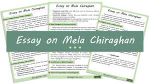 Mela Chiraghan Essay – 10 Lines, 250 Words, and 500 Words