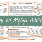 Mobile Addiction Essay – 10 Lines, 250 Words, and 500 Words