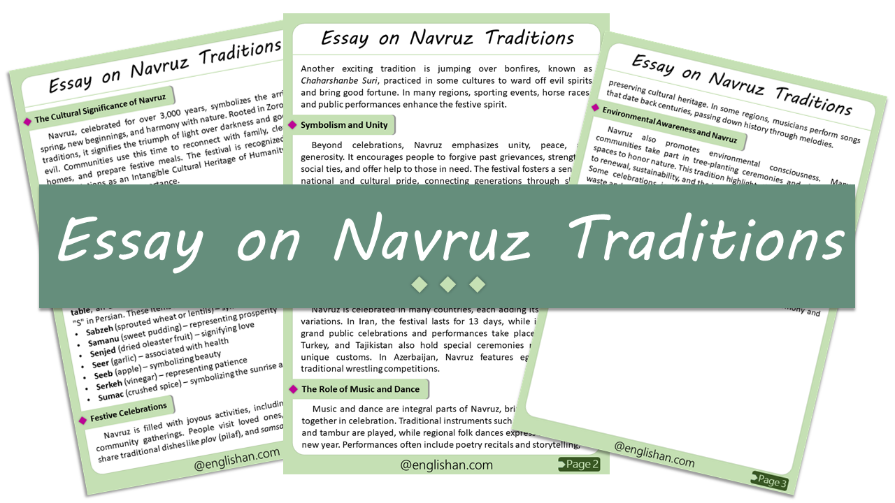 Navruz Traditions Essay – 10 Lines, 250 Words, and 500 Words