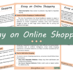 Online Shopping Essay – 10 Lines, 250 Words, and 500 Words