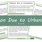 Pollution Due to Urbanization Essay – 10 Lines, 250 Words, and 500 Words