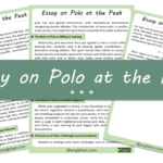 Polo at the Peak Essay – 10 Lines, 250 Words, and 500 Words