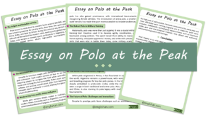 Polo at the Peak Essay – 10 Lines, 250 Words, and 500 Words