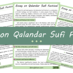 Qalandar Sufi Festival Essay – 10 Lines, 250 Words, and 500 Words