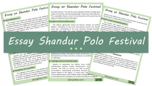 Shandur Polo Festival Essay – 10 Lines, 250 Words, and 500 Words