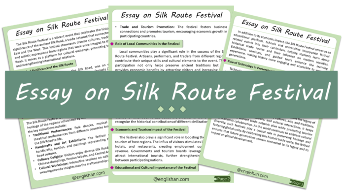 Silk Route Festival – A Cultural Celebration with Trade and Art