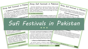 Sufi Festivals in Pakistan Essay – 10 Lines, 250 Words, and 500 Words