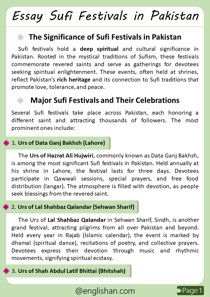 Sufi Festivals in Pakistan – Cultural and Spiritual Celebrations