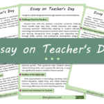 Teachers' Day Essay – 10 Lines, 250 Words, and 500 Words