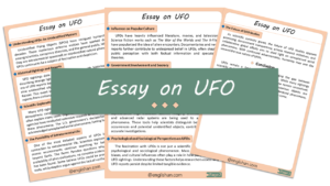 UFO Essay – 10 Lines, 250 Words, and 500 Words