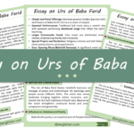 Urs of Baba Farid (Pakpattan) Essay – 10 Lines, 250 Words, and 500 Words