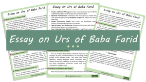 Urs of Baba Farid (Pakpattan) Essay – 10 Lines, 250 Words, and 500 Words