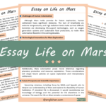 Life on Mars Essay – 10 Lines, 250 Words, and 500 Words