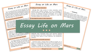 Life on Mars Essay – 10 Lines, 250 Words, and 500 Words