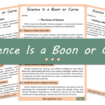 Science Is a Boon or Curse Essay – 10 Lines, 250 Words, and 500 Words