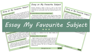 My Favourite Subject Essay – 10 Lines, 250 Words, and 500 Words
