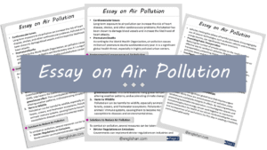 Air Pollution Essay – 10 Lines, 250 Words, and 500 Words