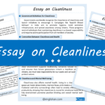 Cleanliness Essay – 10 Lines, 250 Words, and 500 Words