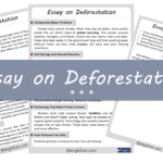 Deforestation Essay – 10 Lines, 250 Words, and 500 Words