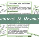 Environment and Development Essay – 10 Lines, 250 Words, and 500 Words