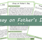 Father’s Day Essay – 10 Lines, 250 Words, and 500 Words