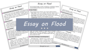 Flood Essay – 10 Lines, 250 Words, and 500 Words