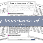 Importance of Trees Essay – 10 Lines, 250 Words, and 500 Words
