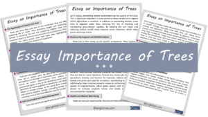 Importance of Trees Essay – 10 Lines, 250 Words, and 500 Words