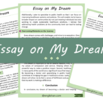 My Dream Essay – 10 Lines, 250 Words, and 500 Words