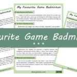 My Favourite Game Badminton Essay – 10 Lines, 250 Words, and 500 Words