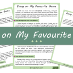 My Favourite Game Essay – 10 Lines, 250 Words, and 500 Words