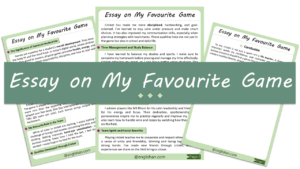 My Favourite Game Essay – 10 Lines, 250 Words, and 500 Words