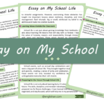 My School Life Essay – 10 Lines, 250 Words, and 500 Words